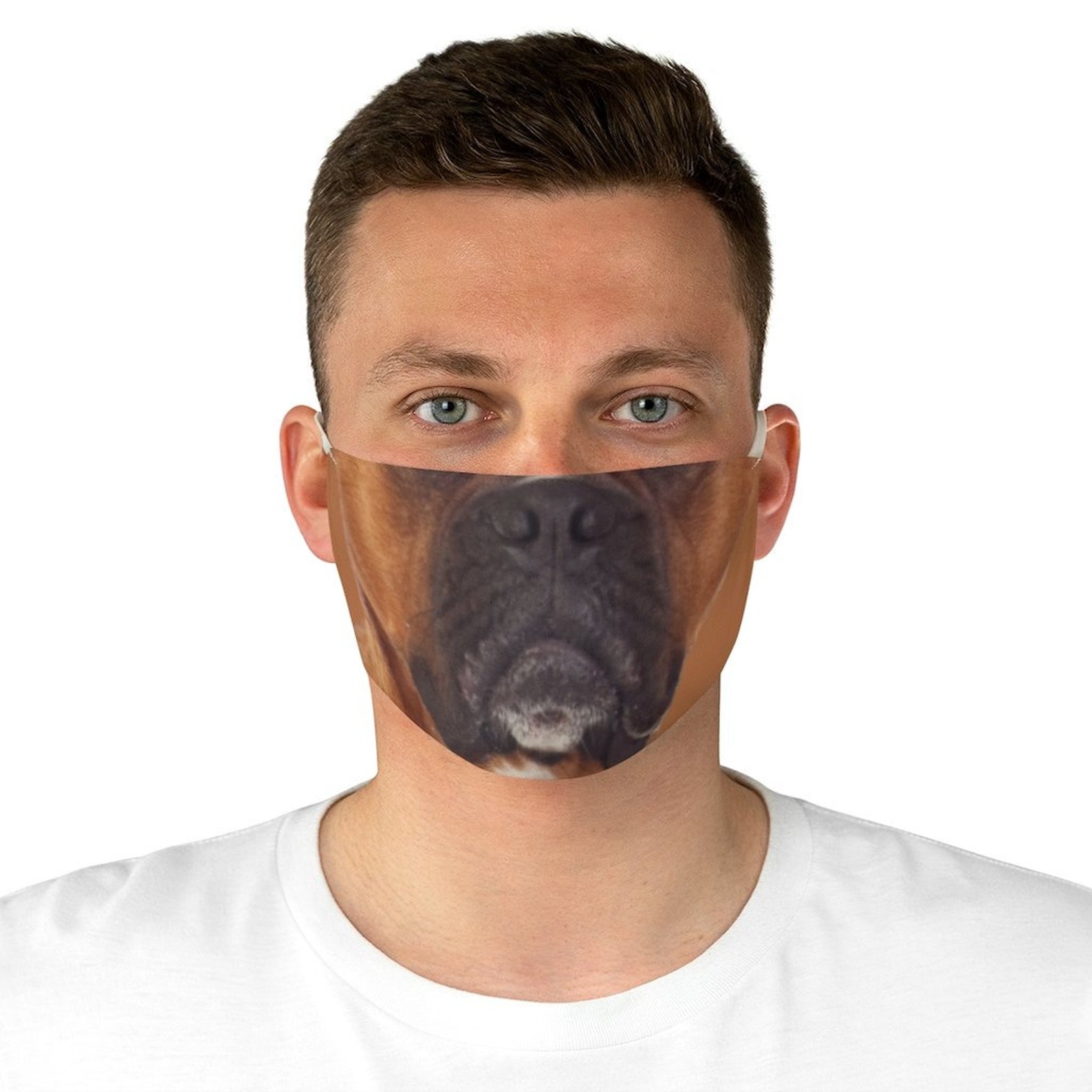 Boxer dog face mask boxer face mask funny boxer mask gift Etsy