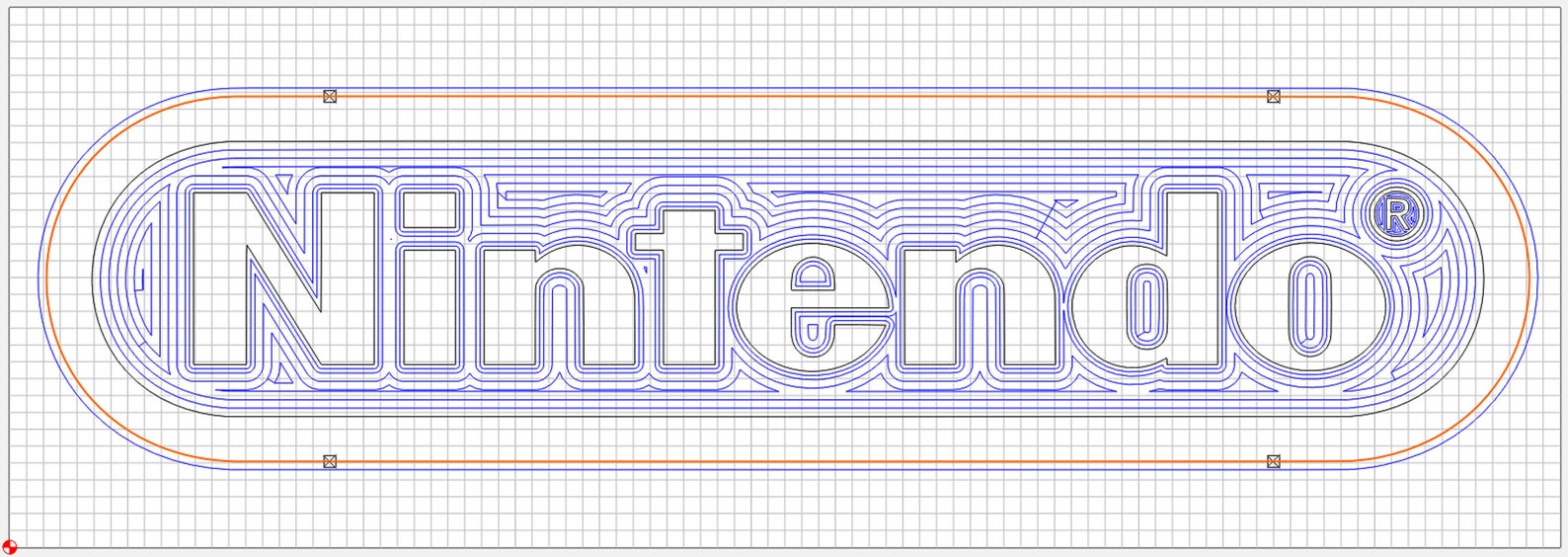 Nintendo Logo SVG, Nintendo C2D, SVG File, C2D File, Carbide Create ...