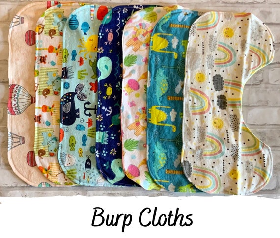 soft burp cloths