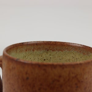 Hand Thrown Stoneware Espresso Cup Bracken image 7