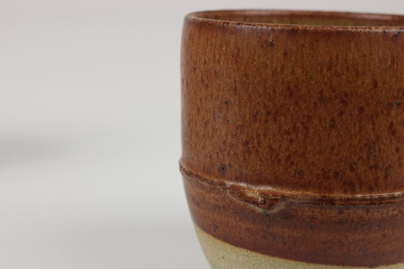 Hand Thrown Stoneware Espresso Cup Bracken image 4