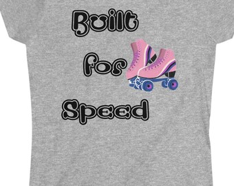 Built for Speed Tee, Roller Skating, Roller Derby Shirt, Skates Shirt, Skate Shirt, Roller Derby Mom, Roller Girl Shirt, Speed Skating Shirt