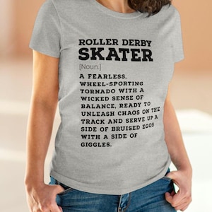 Camiseta divertida con la definición de patinador de roller derby, camiseta para mujer, camiseta de roller derby, regalo de roller derby, ropa de roller derby, patinador de roller derby imagen 9