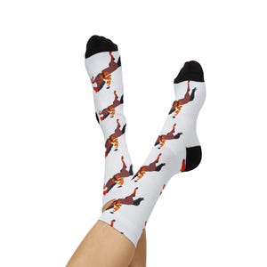 Jockey Horse Rider Socks, Equestrian Rider Horse Socks image 9