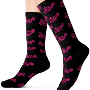 Pink Cowboy Boot Socks, Horse Riding Socks, Pink Western Wear, Pink Cowgirl Socks, Cute Boot Gifts, PinkSpurs Boot Gear, Country Southwest