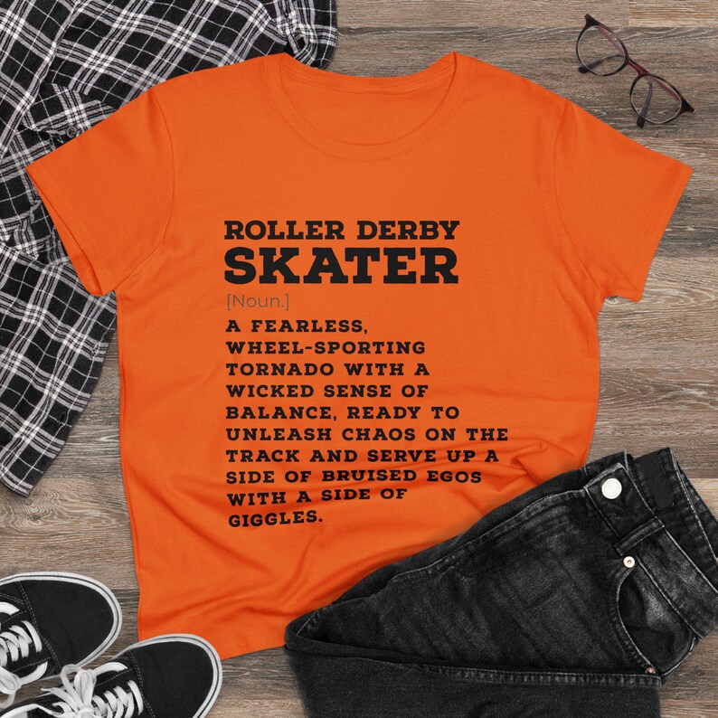 Camiseta divertida con la definición de patinador de roller derby, camiseta para mujer, camiseta de roller derby, regalo de roller derby, ropa de roller derby, patinador de roller derby imagen 11