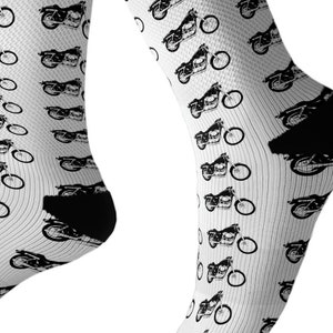 Motorcycle Socks, Biker Socks, Bike Socks, Motorcycle Rider Gift, Biker Gift, Motorbike Socks, Racing Socks, Biker Guy, Biker Dude