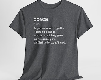 Supercoach Definition Shirt, lustiges Coaching T-Shirt, Coaching Humor, Sportteam Geschenke