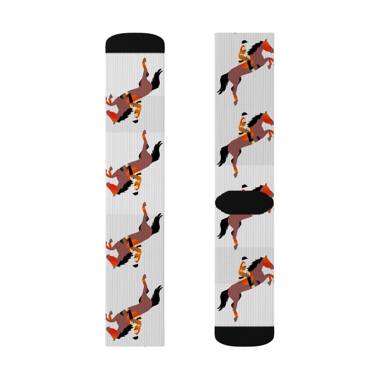 Jockey Horse Rider Socks, Equestrian Rider Horse Socks image 16