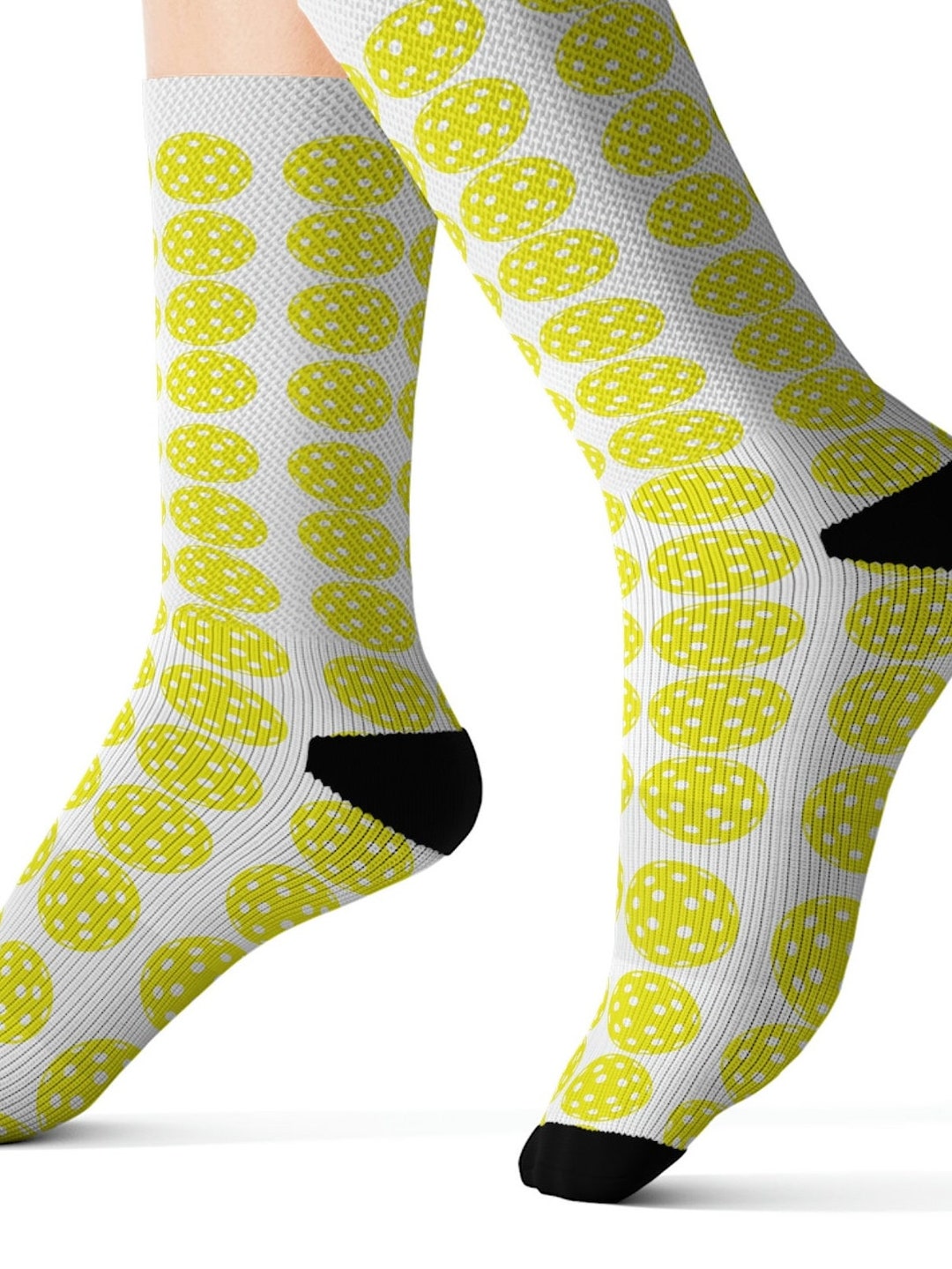 Pickleball Socks, Pickleball, Wiffle Ball, Ball Socks, Dad Socks, Crew