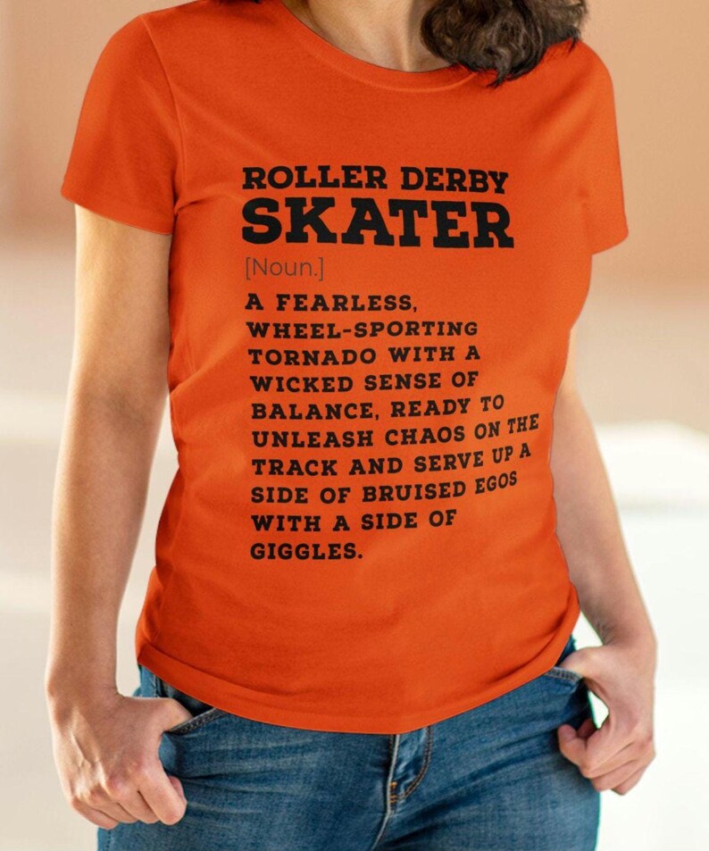 Camiseta divertida con la definición de patinador de roller derby, camiseta para mujer, camiseta de roller derby, regalo de roller derby, ropa de roller derby, patinador de roller derby imagen 12
