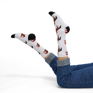 Jockey Horse Rider Socks, Equestrian Rider Horse Socks image 18