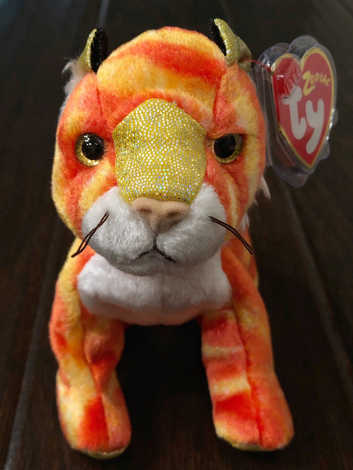 Zodiac Tiger ty Beanie Baby Etsy