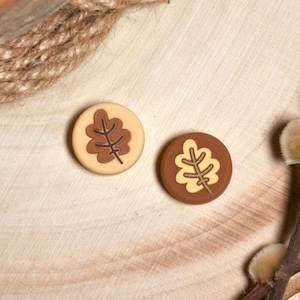 Switch Thumb Grip Cap Joy-Con Grip för Nintendo Switch Lite OLED Skin Case Joystick Grip Brun Creme Woodland Leaves