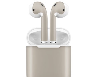 Apple AirPods Skin - AirPods Pro Alle modellen skin wrap premium vinyl sticker beschermhoes bruin paddenstoel