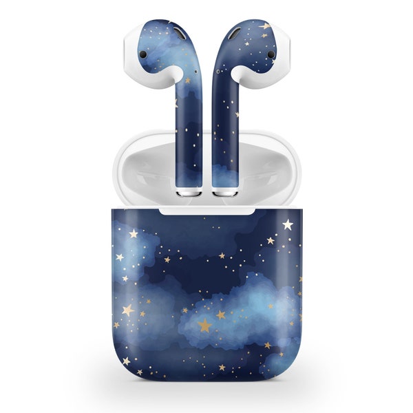 Apple AirPods Skin Cover - AirPods Pro All Models Skin Wrap Premium Vinyl Sticker Cover Case Starry Night
