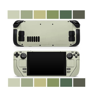 Steam Deck Valve Skin Wrap Premium 3M Decal Sticker Vinyl Green Tones Earthy Sage Forest