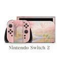 Nintendo Switch 2 Model Skin Wrap Premium Vinyl Pink Pastel Cherry Blossom River Cute