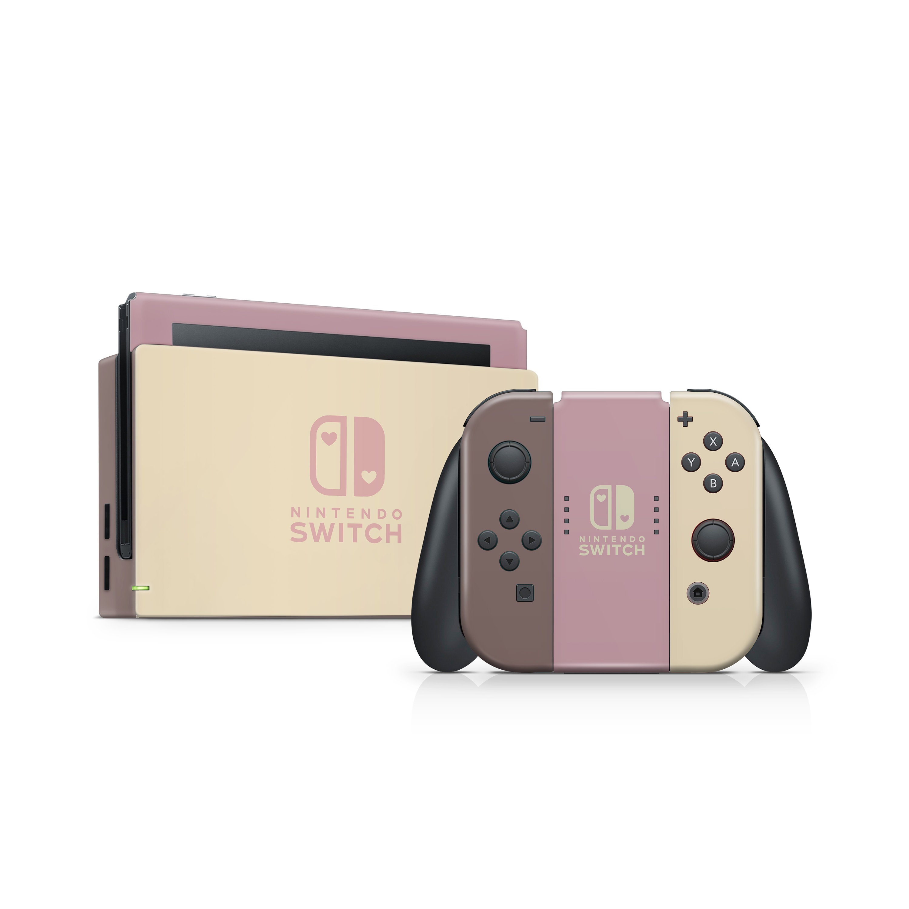 Nintendo Switch Skin Wrap Premium Vinyl Cover Neopolitan Colour