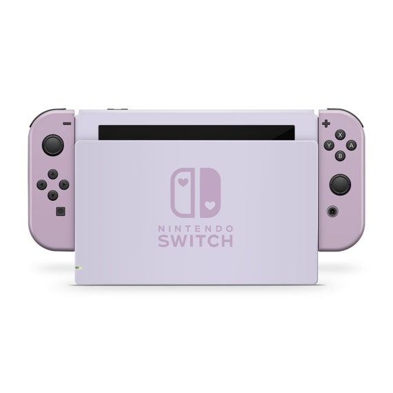 Nintendo Switch Skin Wrap Premium Vinyl Pastel Lilac