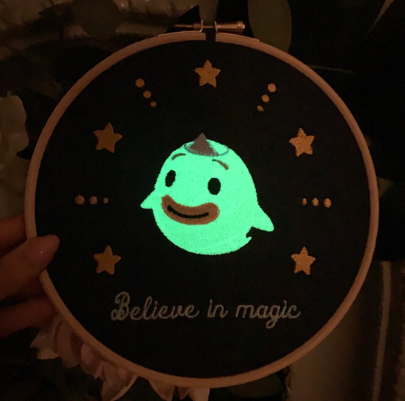 Wisp Glow in the Dark Animal Crossing Fan Art Etsy Sweden