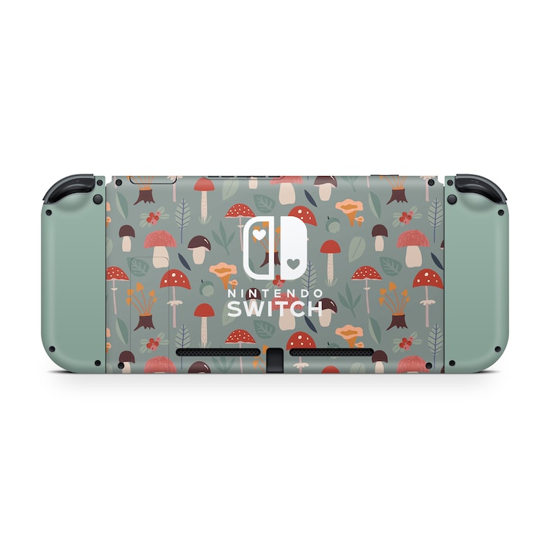 Nintendo Switch Skin Wrap Premium Vinyl Woodland Sage Green Etsy UK