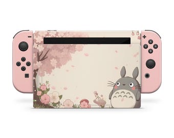 Nintendo Switch Skin Wrap Premium 3M Decal Vinyl Cherry Blossom Cute Pink