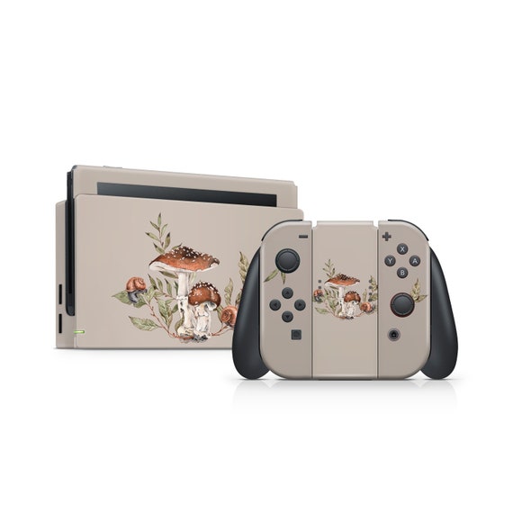 Nintendo Switch スキン ラップ プレミアム ビニール マッシュルーム