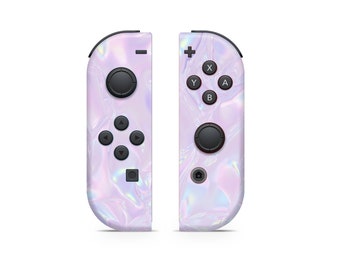 Joy Con Skin For Nintendo Switch Aurora Pastel Marble Joycons Skin Wrap Premium Vinyl