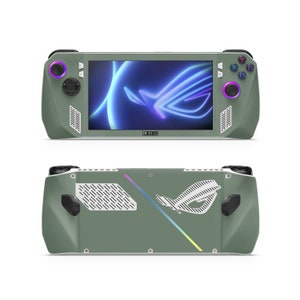 ASUS ROG Ally Handheld Gaming Console Computer Cover Skin Wrap Premium Vinyl Khaki Green
