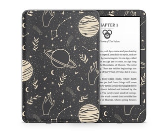 Amazon Kindle Skin Wrap Cover Premium Quality Decal 3M Vinyl Black Cream Space