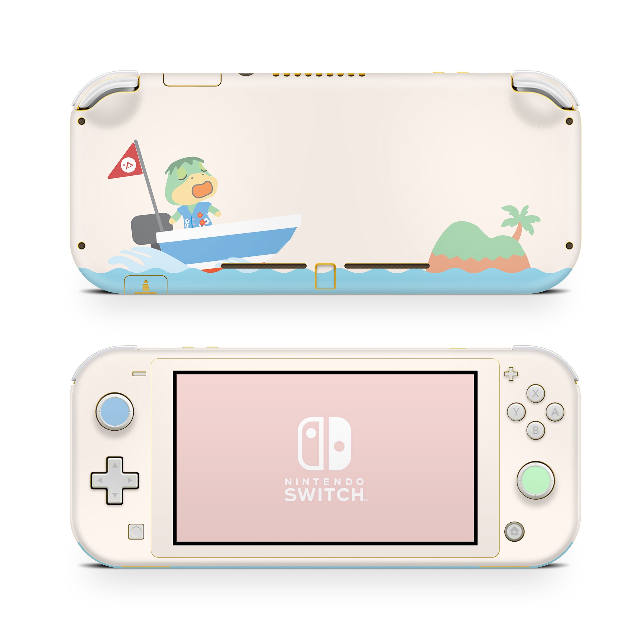 Nintendo Switch Lite Skin Wrap Premium Vinyl Neutral Cream Animal