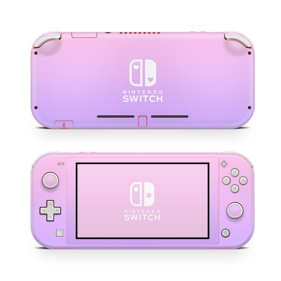 Nintendo Switch Lite Skin Wrap Premium Vinyl Ombre Lilac