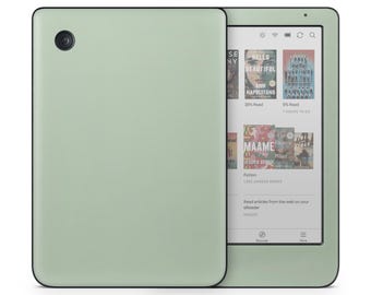 Kobo E-Reader Clara Libra 2 Nia Skin Wrap Cover Premium Quality 3M Vinyl Dusky Sage Green