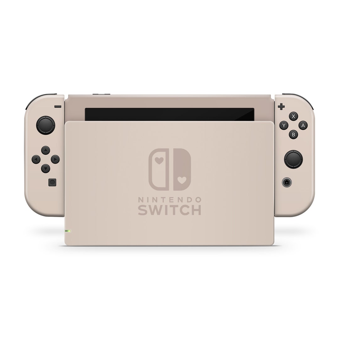 Nintendo Switch Skin Wrap Premium Vinyl Neutral Nude Beige