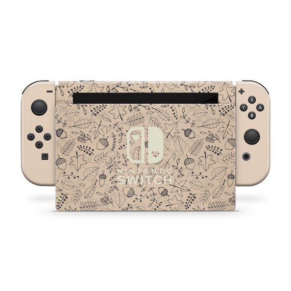 Nintendo Switch Skin Wrap Premium Vinyl Woodland Cottagecore Cover