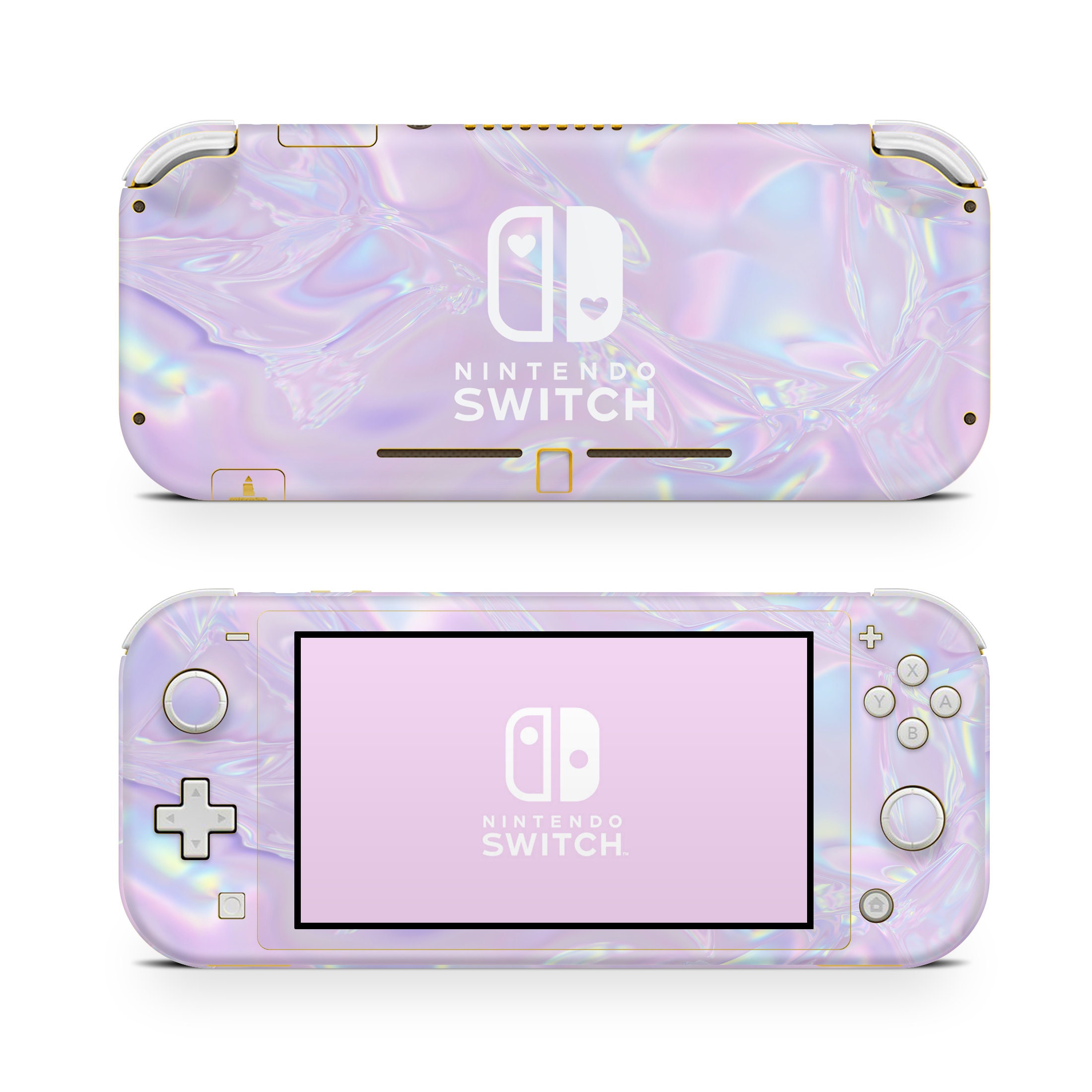 Nintendo Switch Miyuki Nintendo Switch Lite Skin Wrap Premium Vinyl Aurora Pastel