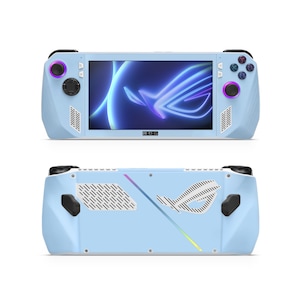 ASUS ROG Ally Handheld Gaming Console Computer Cover Skin Wrap Premium Vinyl Pastel Blue
