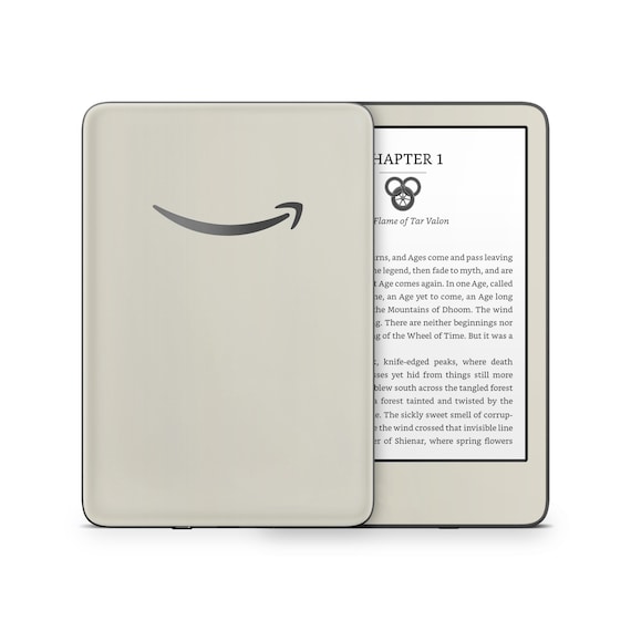 Amazon Kindle Skin Wrap Cover Premium Quality 3M Vinyl Light Stone Cool Beige Mushroom