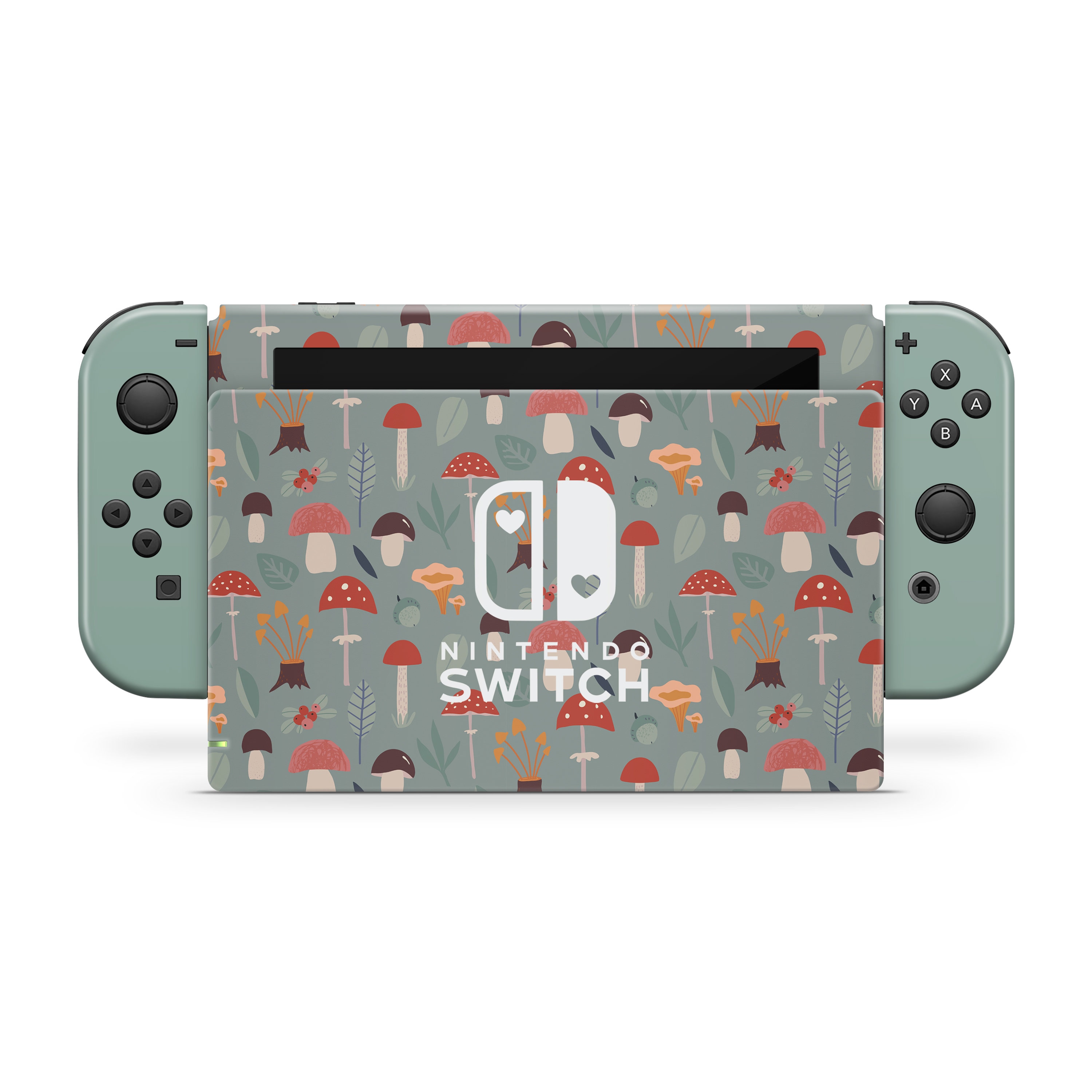 Nintendo Switch Skin Wrap Premium Vinyl Woodland Sage Green Etsy UK