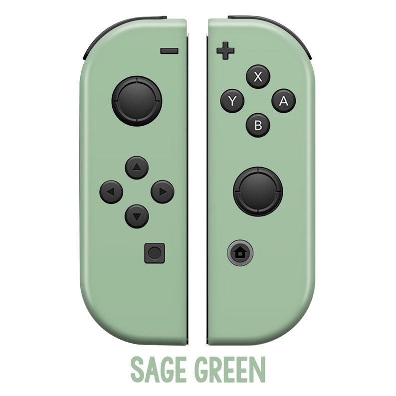 Mix & Match Greens Nintendo Switch Joycon Skin Wrap Premium Vinyl image 4