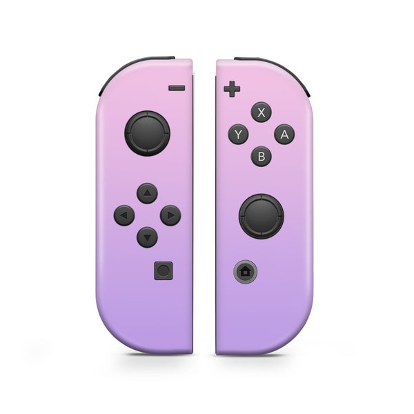 Joy Con Skin For Nintendo Switch Ombre Pink Lilac Pastels Neutral Joycons Skin Wrap Premium Vinyl