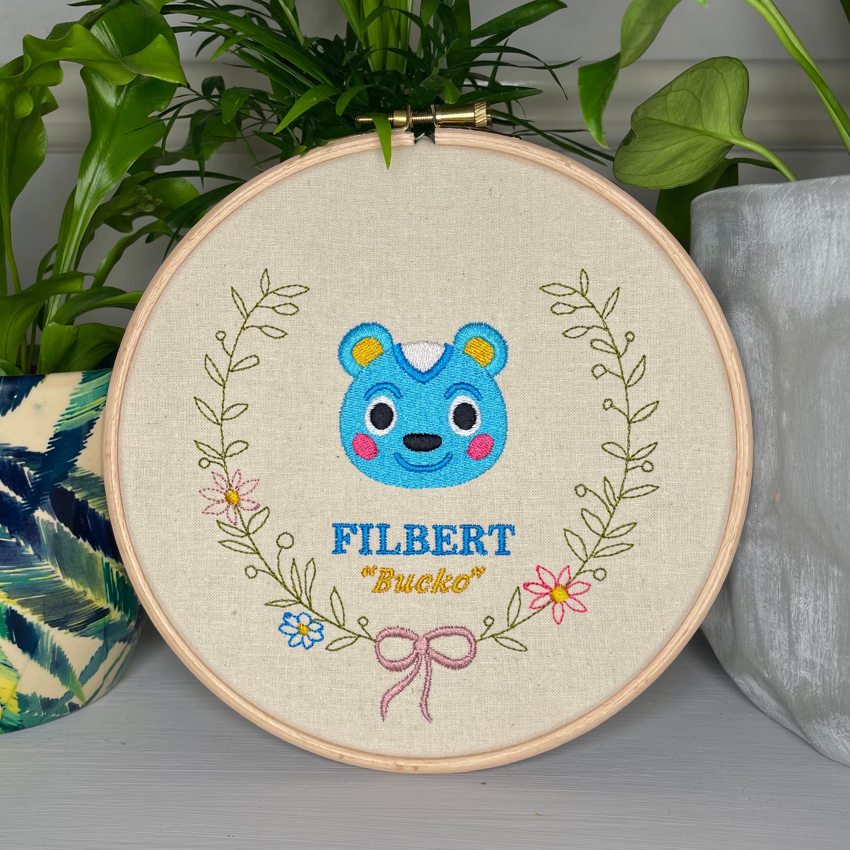 Filbert Animal Crossing Fan Art Embroidered Frame Wall - Etsy Hong Kong Filbert Animal Crossing Fan Art Embroidered Frame Wall - Etsy Hong Kong