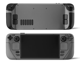 Naklejka winylowa Steam Deck Valve Skin Wrap Premium 3 M, gładka, szara