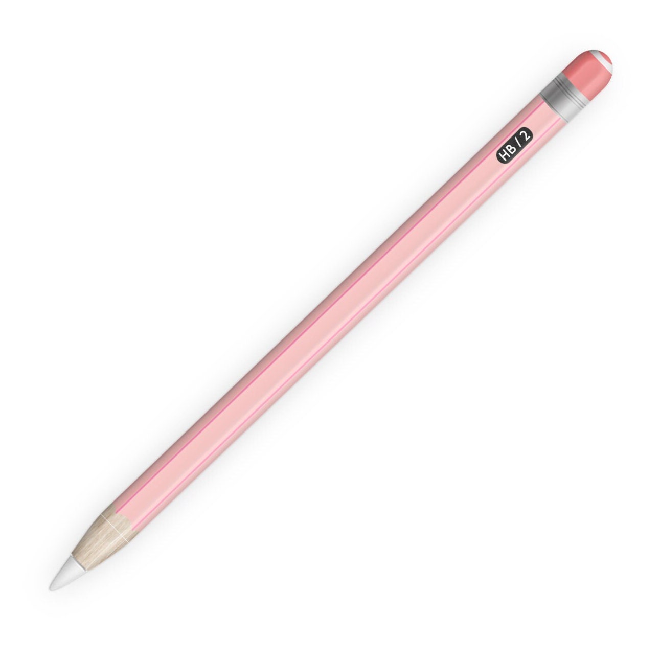Apple Pencil Skin Wrap HB Pencil Pink Style Premium Vinyl