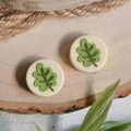Switch Thumb Grip Cap Joy Con Grip For Nintendo Switch Lite OLED Skin Case Joystick Grip Green Cream Sage Woodland Leaves