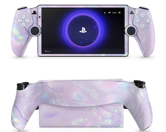Playstation Portal PS Skin Wrap Premium 3M Sticker Decal Cover Vinyl Lilac Pink Aurora Marble