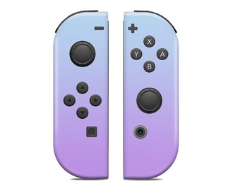 Joy Con Skin For Nintendo Switch Ombre Lilac BluePastels Neutral Joycons Skin Wrap Premium Vinyl