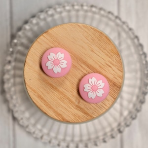 Thumb Grip Cap Joy Con Grip For Switch Switch Lite OLED Skin Case Joystick Grip Cap Pink Cherry Blossom Sakura