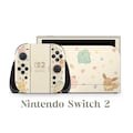 Nintendo Switch 2 Model Skin Wrap Premium Vinyl Cream Pastel Kawaii Cute Themed Characters